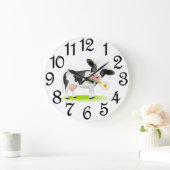 Landkühe Große Wanduhr (Zuhause)