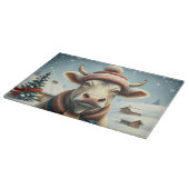 Landkühe in Preppy Winter Attraktion und Hat Winte Schneidebrett (Ecke)