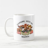 Landkühe mit meinem Heifernamen Kaffeetasse (Links)