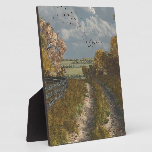 Landlane im Fall Fotoplatte (Seite)