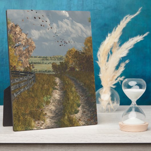 Landlane im Fall Fotoplatte (Seite)