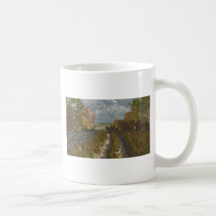 Landlane im Fall Kaffeetasse