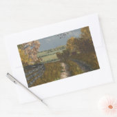 Landlane im Fall Rechteckiger Aufkleber (Umschlag)