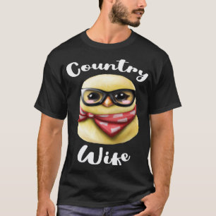 Landleben-Ehefrau für Landwirtin oder Kuhfrau von T-Shirt
