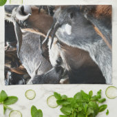 Landleben-Geschirrtuch #3 Küchentuch (Gefaltet)