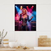 Landleben Glamour unter Bühnenlichtern Poster (Küche)
