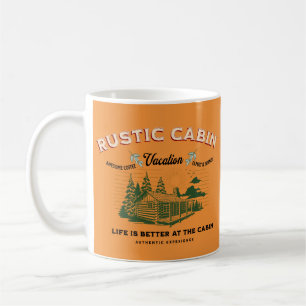 Landleben in der Hütte ist besser Kaffeetasse