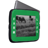 Landleben, Kuhfamilie Laptopschutzhülle (Vorne Rechts)