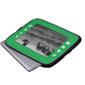 Landleben, Kuhfamilie Laptopschutzhülle (Vorne Knopf)