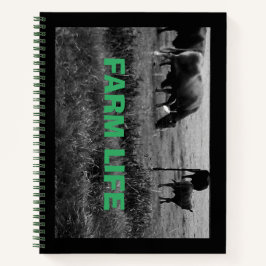 Landleben, Kuhfamilie Notizblock