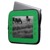 Landleben, Kuhgewächse Laptopschutzhülle (Vorderseite Links)