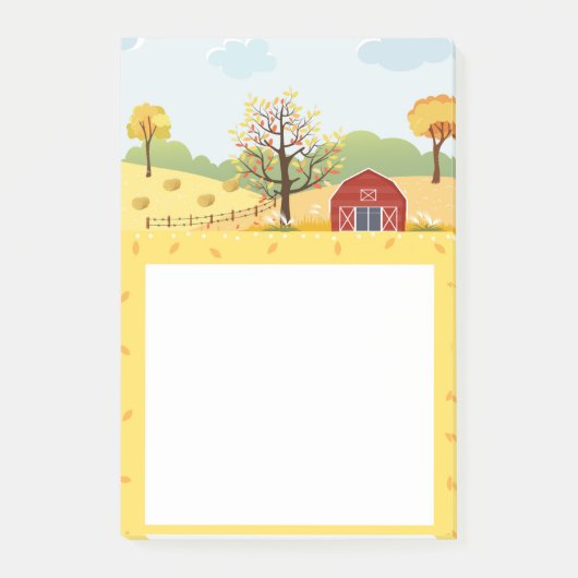 Landleben Post-it Klebezettel (Vorderseite)