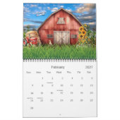 Landleben Scheunenland Kinder Kalender (Feb 2027)