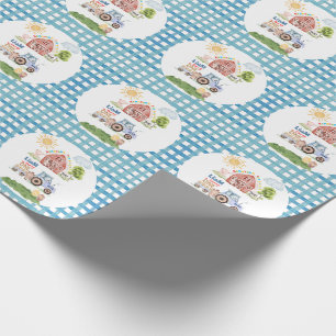 Landleben-Spaß zum 1. Geburtstag Geschenkpapier