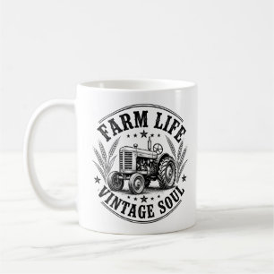 Landleben – Vintage Seele   Rustikales Landleben Kaffeetasse
