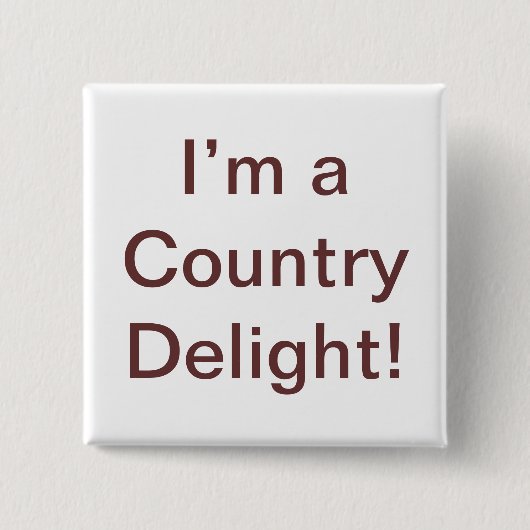 Landleben Zitat Button (Vorderseite)