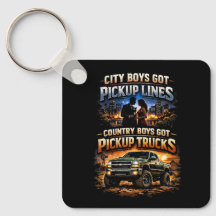 Landleute haben Pickup-Trucks
