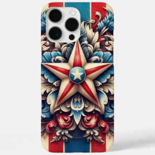 ländlich/antik USA/patriotisch iPhone 16 Pro Max Hülle