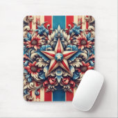 ländlich/antik USA/patriotisch Mousepad (Mit Mouse)