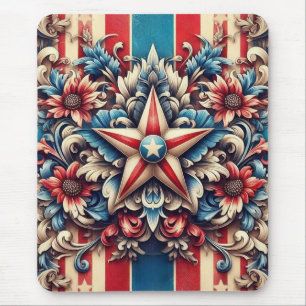 ländlich/antik USA/patriotisch Mousepad