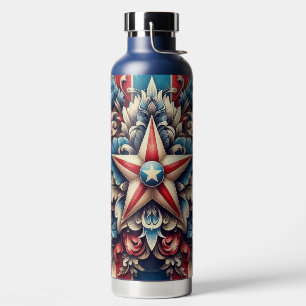ländlich/antik USA/patriotisch Trinkflasche
