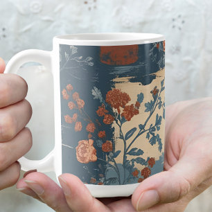 Ländlich Blau Rost Rustikale Farmhouse  Kaffeetasse
