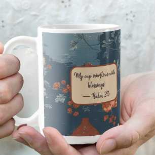 Ländlich Blau Rost Rustikales Bauernhaus individue Kaffeetasse