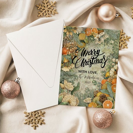 Ländlich-botanische Weihnachten im Wald