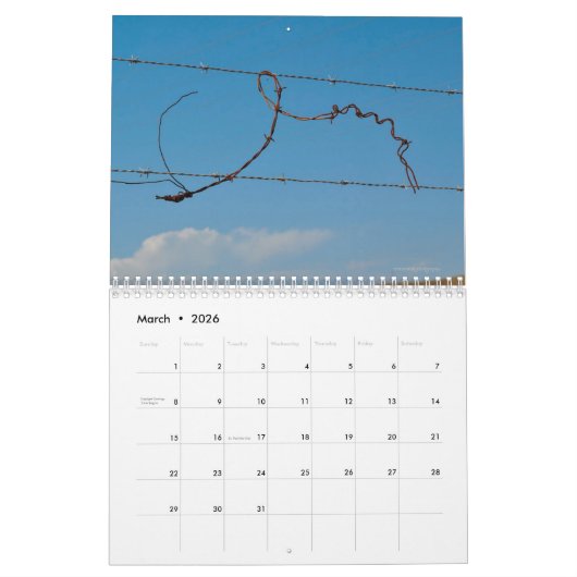 Ländlich Kalender (Mär 2026)