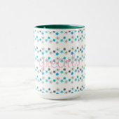 Ländlich moderne Blumenmuster Tasse (Zentrum)