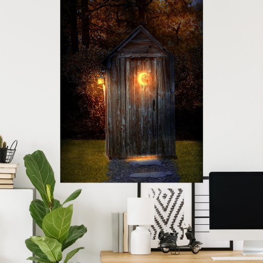 Ländlich - Outhouse - Erledigen Sie die erforderli Poster (Heimbüro)