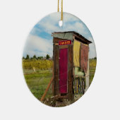 Ländlich - Outhouse - Freie Bonbons 1939 Keramik Ornament (Rechts)