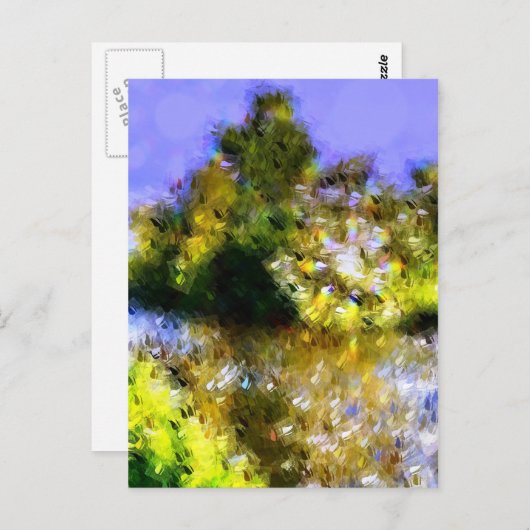 LÄNDLICH POSTKARTE (Vorne/Hinten)