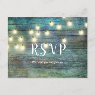 Ländlich Rustikal   Altes Holz   Braun Postkarte