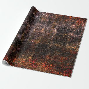 Ländlich rustikale farbenfrohe Vintage-Textur Geschenkpapier