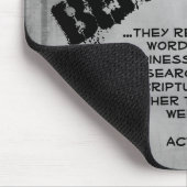 Ländlich sei ein Bereaner Bibelvers Mousepad (Ecke)