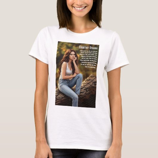 Ländlich Starkes T-Shirt (Vorderseite)
