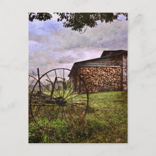 Ländliche Ameriana North Carolina Postkarte