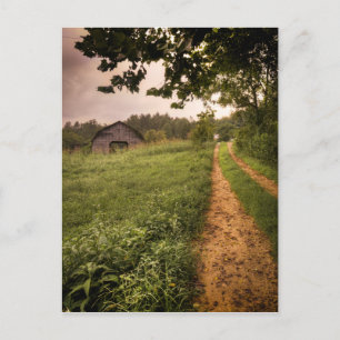 Ländliche Ameriana North Carolina Postkarte