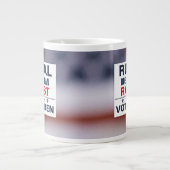 Ländliche Anti-Rassismus Pro-Kamala Harris wählen Jumbo-Tasse (Vorderseite)