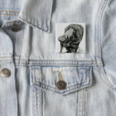 Ländliche auflesende Frau Vincent van Goghs |, Button (Beispiel)
