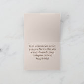 Ländliche Bahnstrecken zum Geburtstag glücklich Karte (Innenseite)