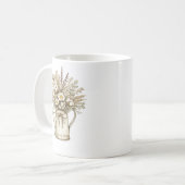 Ländliche Bauernhaus-Gießkanne Kaffeetasse (Vorderseite Links)