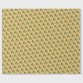 Ländliche Bergszene Geschenkpapier (Flach)