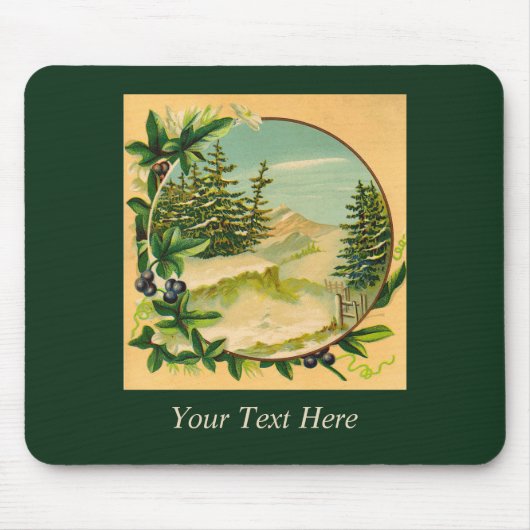 Ländliche Bergszene Mousepad (Vorne)
