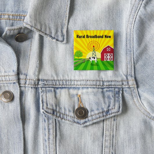 Ländliche Breitbandnetze Button (Beispiel)