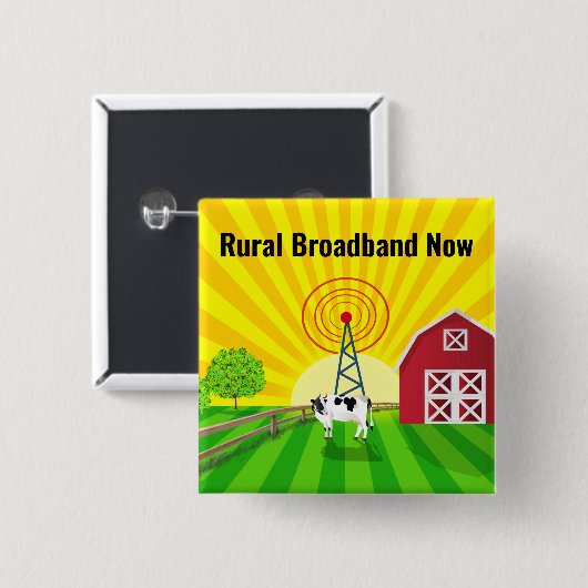 Ländliche Breitbandnetze Button (Vorne & Hinten)