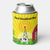 Ländliche Breitbandnetze Dosenkühler (Kanne Rückseite)
