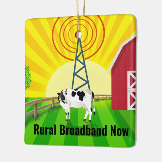Ländliche Breitbandnetze Keramikornament (Links)