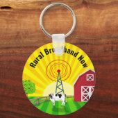 Ländliche Breitbandnetze Schlüsselanhänger (Vorderseite)